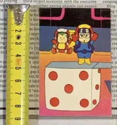 Dr.スランプ アラレちゃん　ラミネートカード 　がっちゃん　当時物
