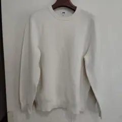 UNIQLO ウォッシャブルミラノリブクルーネックセーター Lサイズ