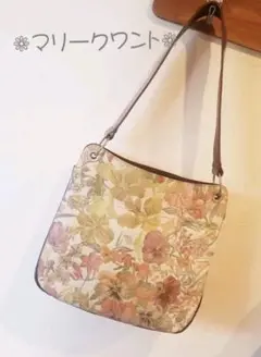 【マリークワント】レア!!ショルダーバッグ 花柄