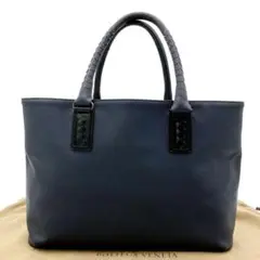 【BOTTEGA VENETA】大容量トートバッグ ネイビー マルコポーロ