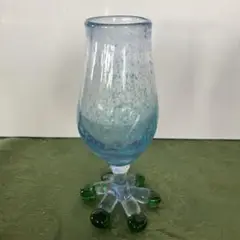 ガラス製 青緑グラデーション グラス