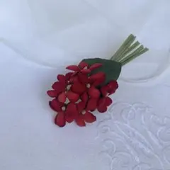1462 布花 すみれ コサージュ ハンドメイド 結婚式 卒園式 入園式