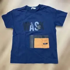 WASK 【接触冷感】配色ポケット付きTシャツ　150