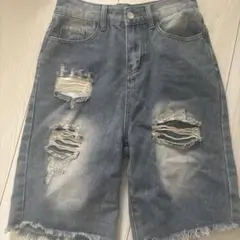 デニムハーフパンツ