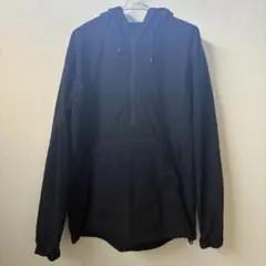 ユナイテッドアスレ コットンライクナイロン アノラックパーカー ブラック L