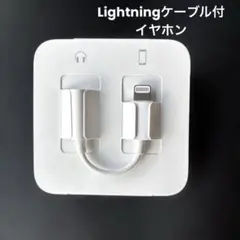 【Apple純正】【新品未使用】イヤホン Lightning端子　変換アダプタ付