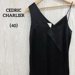 A-044 CEDRIC CHARLIER アシンメトリー ドレス ワンピース