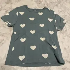 PETIT BATEAU ハート柄 Tシャツ 36M/95cm