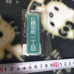 鵜坂町一丁目　街区表示　 アクリルキーホルダー　富山県　富山市　ヴィレヴァン