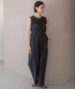 コクーンボリュームサロペット