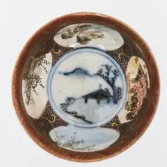 九谷焼　赤絵 寿老人 大黒 金彩 2客 ぐい呑み おちょこ 酒器 茶器 九谷焼 九谷 八郎 ぐい呑み おちょこ 一客 赤絵 金彩 - メルカリ