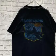 USA製90sヴィンテージTシャツ！シングルステッチ　ブラック半袖古着L710