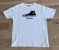 CONVERSE スニーカーイラスト Tシャツ Mサイズ