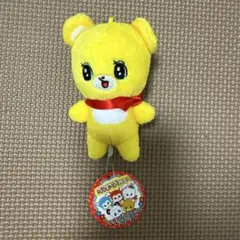 ROUND1 リボン付き黄色いクマのぬいぐるみ