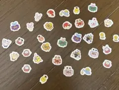 平成レトロ　フレークシール　干支 動物