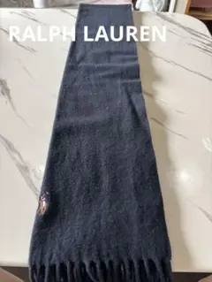 未使用品　RALPH LAUREN マフラー　ネイビー