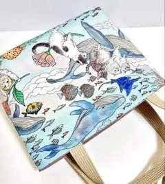 おとぎの国の猫と＊おさんぽトートバッグ ハンドメイド ＊仲間たち