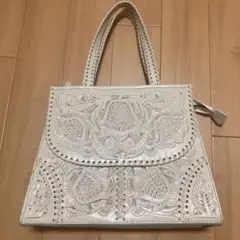 美品⭐️グレースコンチネンタル カービングバッグ トート