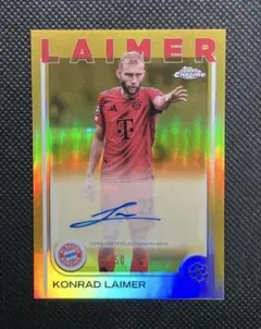 Topps Chrome UCC コンラート ライマー 直筆サイン Auto