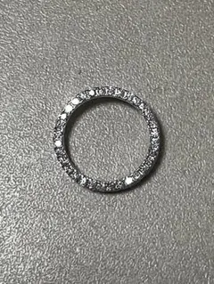 14金ホワイトゴールドラウンドカットダイヤモンド0.33ct ペンダントトップ