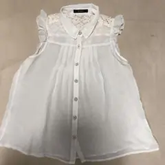 ブラウス　ノースリーブ