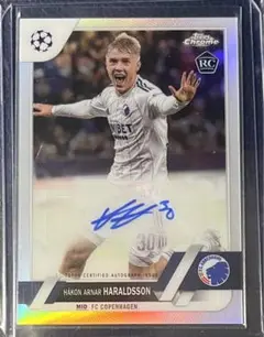 HAKON ARNAR HARALDSSON RC TOPPS UCC auto