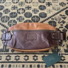 (新品) Creed ボディバッグ 456C567 ブラウン/クリード 牛革