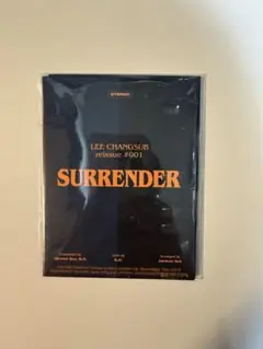 LEE CHANGSUB SURRENDER reissue #001