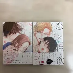 BL漫画 2冊セット 嘘をつくのが好きなせいだ 恋と性欲