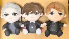 ラウンドワン限定 L'Arc-en-Ciel おすわりぬいぐるみ 3種セット