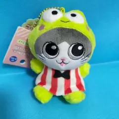 ねこに転生したおじさん×サンリオマスコットボールチェーンけろけろけろつぴ