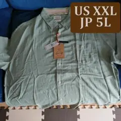 Weatherproof カジュアル半袖シャツ US XXL, JP 5L 緑