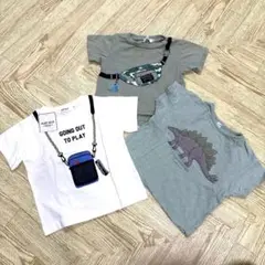 恐竜　Tシャツ100サイズ3枚セット