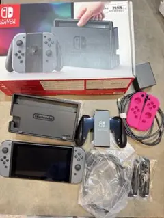 Nintendo Switch 本体 グレー 付属品付き