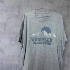 【古着】WHISTLER BLACKCOMB グレー Tシャツ　古着　海外
