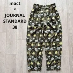 マクト×ジャーナルスタンダード 花柄 アートフラワーパンツ サルエル 38