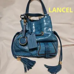 美品 LANCEL プルミエ フラート フリンジ 2way ショルダーバッグ 黒 2000279256000008_1.jpg