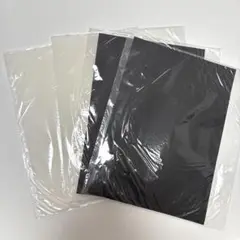 【新品未開封】PVC A4サイズ マットブラック マットホワイト