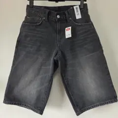 【新品】【未使用】EDWIN ブラック ショートパンツ Size 28