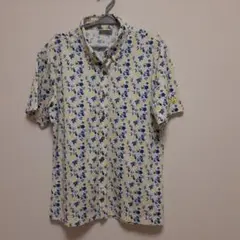 adidas 花柄 半袖シャツ