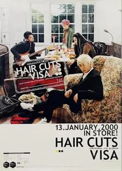 HAIR CUTS ヘアカッツ VISA 告知ポスター B2 新品未使用 希少