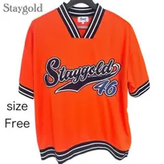 STAY GOLD メッシュ プルオーバー オーバーサイズ tシャツ Fサイズ