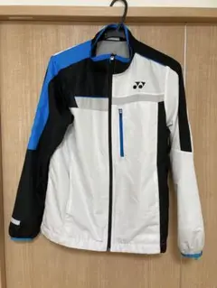 YONEX バドミントン　ジャケット ホワイト/ブラック/ブルー