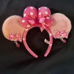 ディズニー カチューシャ ミニー ピンク
