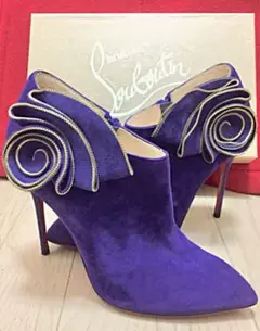 Christian Louboutin クリスチャンルブタン パープルブーティー
