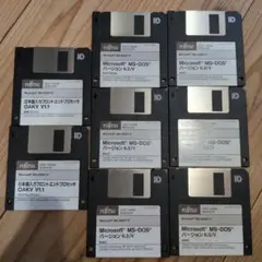 フロッピーディスク 9枚セット MS-DOS 6.2/V