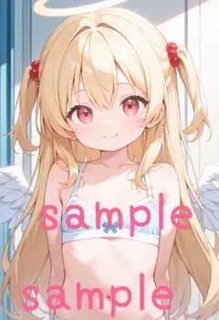 ☆573写真　ブロマイド　カード　2次元　アニメイラスト　美少女　水着　下着☆