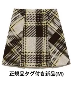 ロービングチェックミニスカート (snidelタグ付き)