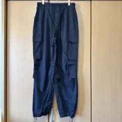 GU ジーユー ブラック　カーゴパンツ L 黒