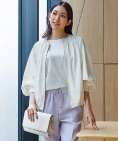 23区 【洗える/撥水加工】ナイロン2WAYストレッチ ブルゾン